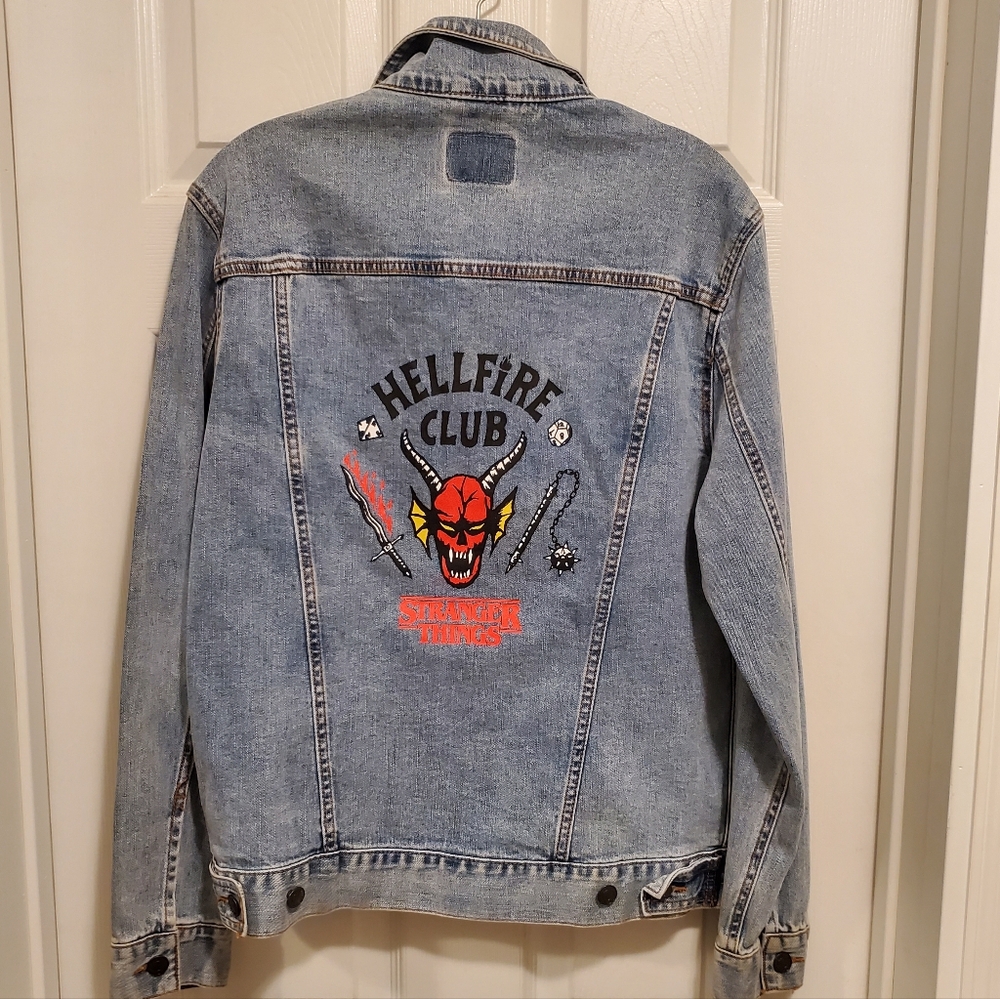 Universal Studios Hellfire Stranger Things Denim … - image 1